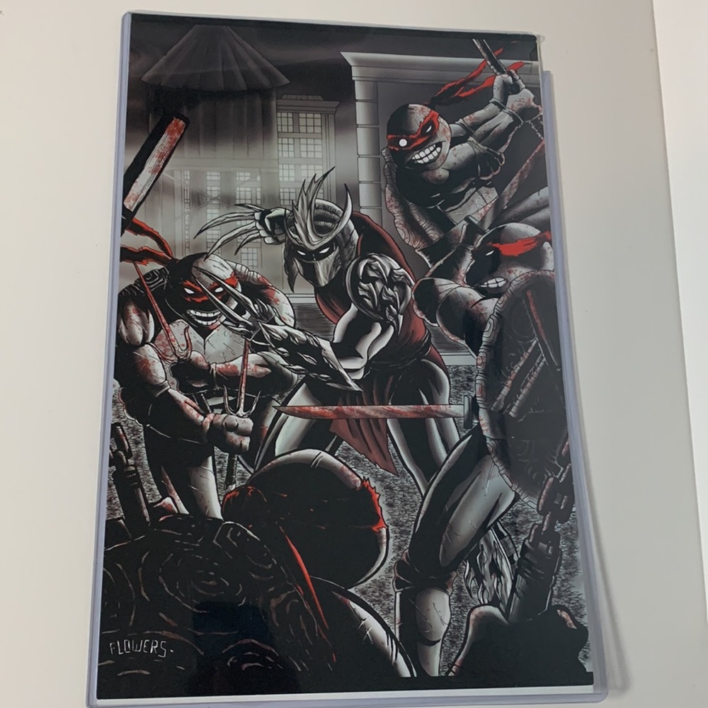 Ninja Turtles versus Shredder Poster